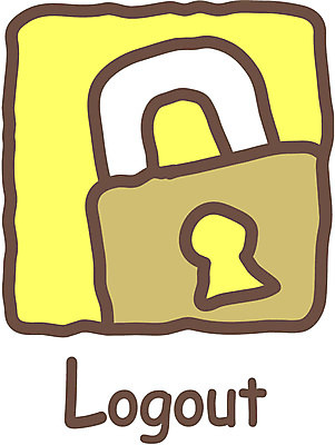 EPS 생활용품 일러스트 자물쇠 사람없음 심볼 로그아웃 국내일러스트 오브젝트 파일형식 벡터