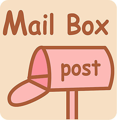 EPS 문자 기호 알파벳 일러스트 사람없음 우체통 심볼 메일함 국내일러스트 영어 파일형식 벡터