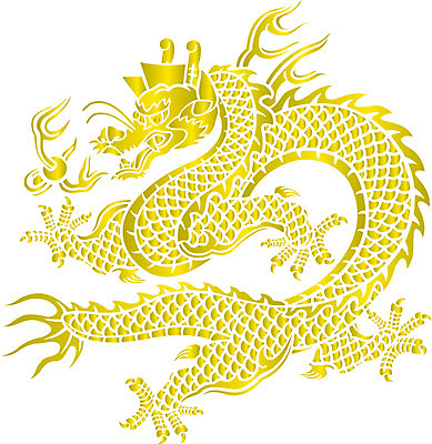 EPS 동물 한마리 문양 컬러 무늬 일러스트 상상 사람없음 금색 용 동물문양 드래곤 용문양 국내일러스트 1 파일형식 벡터