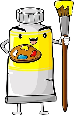 EPS 캐릭터 교육 컬러 일러스트 홍보캐릭터 미술 사람없음 물감 미술도구 붓 오브젝트 미술학원 사물캐릭터 일러캐릭터 문화예술 학원 파일형식 벡터