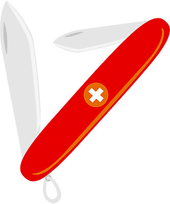 EPS 일러스트 사람없음 도구 공구 나이프 칼 오브젝트 맥가이버칼 잭나이프 국내일러스트 식기 파일형식 벡터