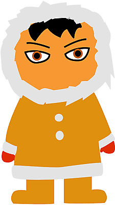 EPS 클립아트 외국인 캐릭터 남자 유럽 외국문화 일러스트 한명 사람 인종 극지방 북극 에스키모 남자만 남자한명만 일러캐릭터 1 나라 문화 지역 파일형식 벡터