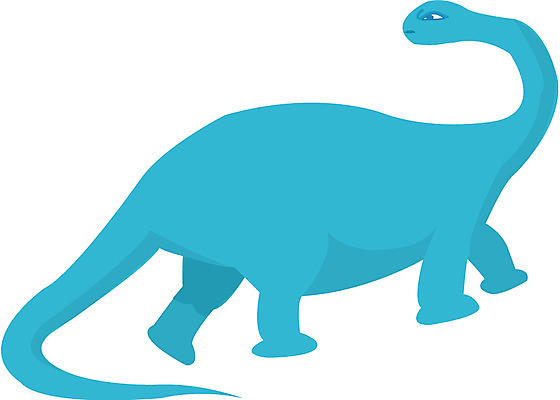 EPS 클립아트 동물 척추동물 일러스트 파충류 사람없음 공룡 화석 브라키오사우루스 국내일러스트 브론토사우루스 파일형식 벡터