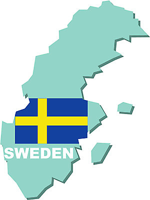EPS 클립아트 유럽 나라 외국문화 지도 일러스트 스웨덴 사람없음 국기 영토 국토 스웨덴지도 국내일러스트 문화 북유럽 파일형식 벡터