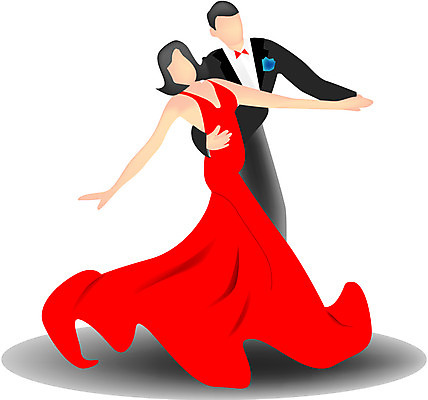 EPS 클립아트 직업 여자 남자 일러스트 사람 두명 댄서 춤 스포츠댄서 왈츠 국내일러스트 문화예술 파일형식 벡터