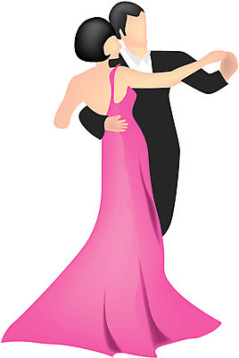 EPS 클립아트 직업 여자 남자 일러스트 사람 두명 댄서 춤 스포츠댄서 왈츠 국내일러스트 문화예술 파일형식 벡터