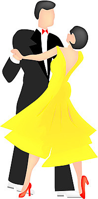 EPS 클립아트 직업 드레스 여자 남자 일러스트 사람 두명 댄서 춤 스포츠댄서 왈츠 국내일러스트 옷 문화예술 파일형식 벡터