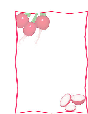 EPS 클립아트 선 음식 채소 일러스트 사각프레임 프레임 틀 사람없음 테두리 적환무 국내일러스트 사각형 무 파일형식 벡터