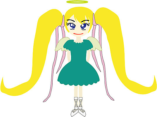 EPS 클립아트 캐릭터 일러스트 상상 요정 꼬마요정 가상인물 일러캐릭터 파일형식 벡터