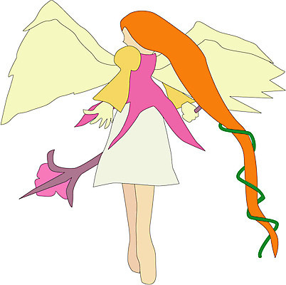 EPS 클립아트 캐릭터 일러스트 상상 요정 꼬마요정 가상인물 일러캐릭터 파일형식 벡터