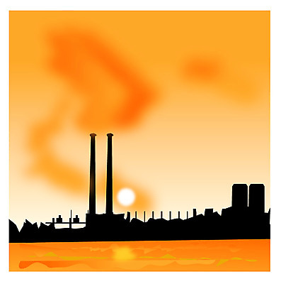 EPS 클립아트 시설물 현대건축 건축 산업 일러스트 공장 건설업 사람없음 야외 태양 일출 노을 일몰 산업시설 중공업 산업단지 국내일러스트 자연요소 건축물 공업 파일형식 벡터