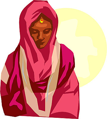 EPS 클립아트 외국인 여자 나라 외국문화 일러스트 한명 사람 인도 전통의상 인도인 인도문화 여자만 여자한명만 국내일러스트 1 동양문화 전통 아시아 문화 동양인 인종 인도_나라 파일형식 벡터