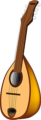 EPS 문화 예술 악기 음악 연주 일러스트 현악기 사람없음 기타 류트 국내일러스트 문화예술 파일형식 벡터