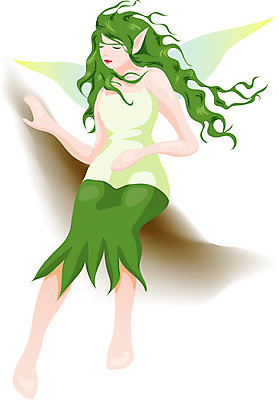 EPS 클립아트 캐릭터 여자 날개 일러스트 상상 요정 한명 사람 신화 그리스로마신화 님프 여자만 여자한명만 일러캐릭터 1 파일형식 벡터