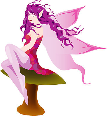 EPS 클립아트 캐릭터 여자 날개 일러스트 상상 요정 한명 사람 신화 그리스로마신화 님프 여자만 여자한명만 일러캐릭터 1 파일형식 벡터