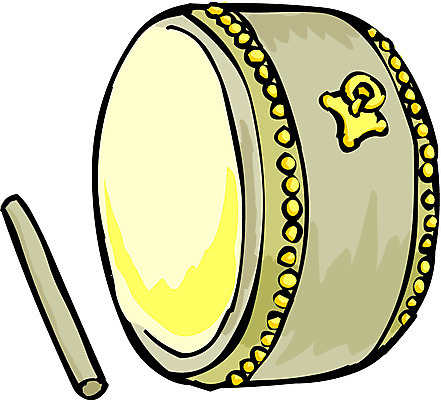 EPS 클립아트 한국문화 한국전통 문화 예술 악기 음악 연주 일러스트 타악기 국악기 국악 사람없음 북 큰북 판소리북 국내일러스트 동양문화 전통 문화예술 한국 파일형식 벡터