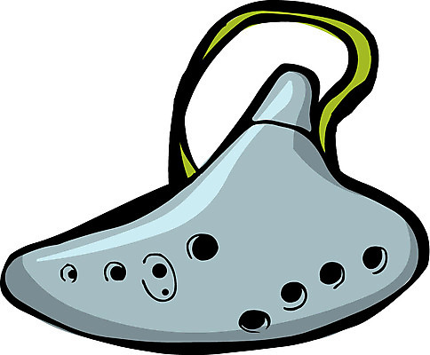 EPS 문화 예술 악기 음악 일러스트 관악기 사람없음 피리 오카리나 국내일러스트 문화예술 목관악기 파일형식 벡터