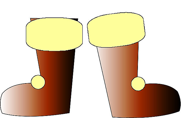 EPS 클립아트 잡화 신발 일러스트 부츠 장화 사람없음 어린이신발 털신 국내일러스트 파일형식 벡터