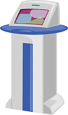 EPS 일러스트 사람없음 금융 기계 장비 정보 오브젝트 무인정보단말기 정보단말기 키오스크 국내일러스트 경제 단말기 파일형식 벡터