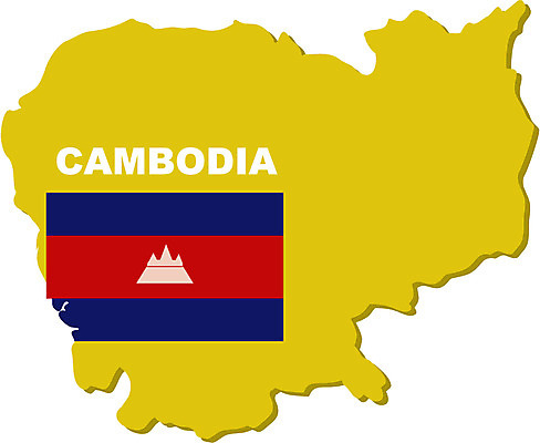 EPS 클립아트 나라 아시아 외국문화 지도 일러스트 사람없음 국기 영토 국토 캄보디아 캄보디아문화 국내일러스트 동양문화 문화 파일형식 벡터
