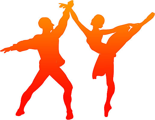 EPS 클립아트 직업 웰빙 여자 남자 실루엣 일러스트 사람 두명 댄서 춤 발레 발레리나 발레리노 국내일러스트 문화예술 촬영기법 파일형식 벡터