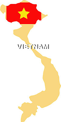 EPS 클립아트 나라 아시아 외국문화 지도 일러스트 사람없음 국기 베트남 영토 국토 베트남문화 지명 국내일러스트 동양문화 문화 동남아시아 파일형식 벡터
