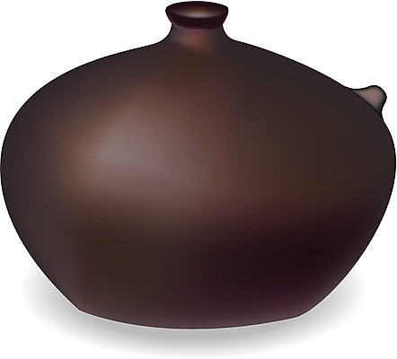 EPS 클립아트 한국문화 한국전통 전통 생활용품 일러스트 사람없음 항아리 오브젝트 연적 국내일러스트 동양문화 한국 도자기 파일형식 벡터