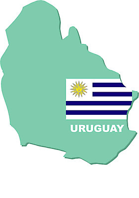 EPS 클립아트 나라 외국문화 지도 일러스트 아메리카 사람없음 남아메리카 국기 라틴아메리카 영토 국토 우루과이 지명 국내일러스트 문화 대륙 파일형식 벡터