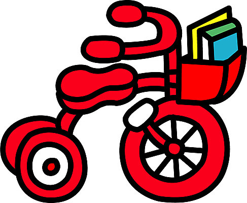 EPS 클립아트 육상교통 일러스트 사람없음 자전거 세발자전거 어린이자전거 국내일러스트 교통수단 바이크 파일형식 벡터