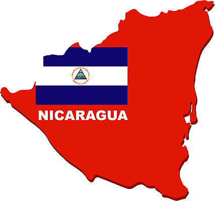 EPS 클립아트 나라 외국문화 지도 일러스트 아메리카 사람없음 국기 영토 국토 니카라과 지명 국내일러스트 문화 남아메리카 대륙 파일형식 벡터