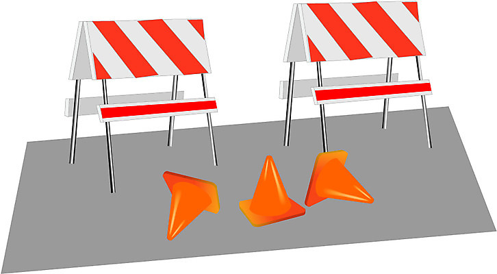 EPS 클립아트 일러스트 사람없음 장비 표지판 공사판 산업안전장비 안전지대 안전표시판 안전표지판 칼라콘 국내일러스트 표시 알림판 안전장비 구역 파일형식 벡터