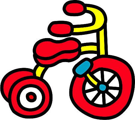 EPS 클립아트 육상교통 일러스트 사람없음 자전거 세발자전거 어린이자전거 국내일러스트 교통수단 바이크 파일형식 벡터
