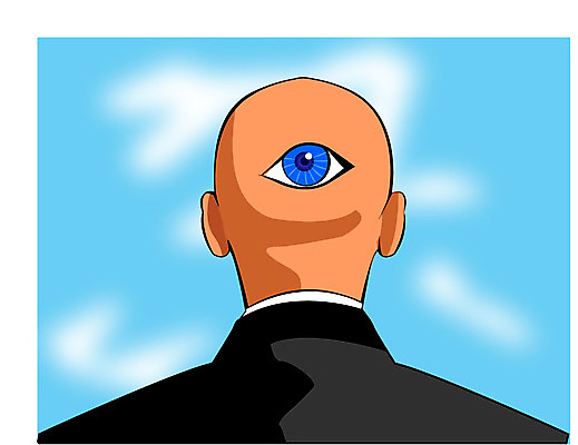 EPS 클립아트 일러스트 상상 한명 사람 야외 머리 대머리 뒷통수 안구 국내일러스트 1 헤어스타일 신체부위 파일형식 벡터