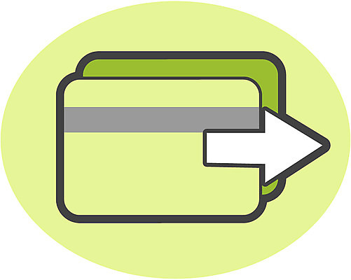 EPS 산업 화살표 일러스트 사람없음 금융 신용카드 티켓 오브젝트 기차표 국내일러스트 경제 파일형식 벡터