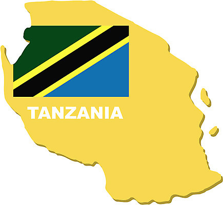 EPS 클립아트 나라 외국문화 지도 일러스트 아프리카 사람없음 국기 영토 국토 탄자니아 지명 국내일러스트 문화 파일형식 벡터