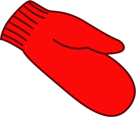 EPS 클립아트 잡화 장갑 일러스트 사람없음 빨간장갑 손모아장갑 국내일러스트 파일형식 벡터