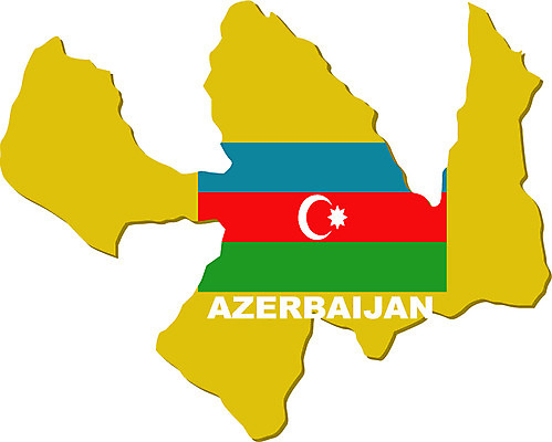 EPS 클립아트 유럽 나라 외국문화 지도 일러스트 사람없음 국기 영토 국토 아제르바이잔 지명 국내일러스트 문화 파일형식 벡터