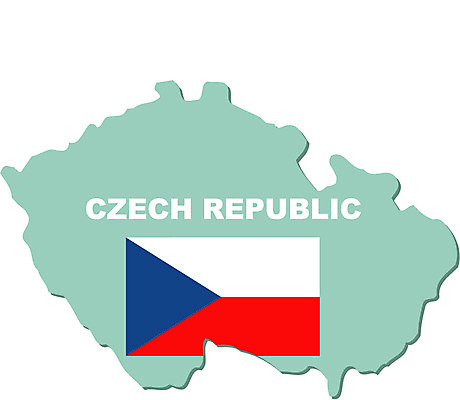 EPS 클립아트 유럽 나라 외국문화 지도 일러스트 사람없음 국기 영토 국토 체코 체코공화국 지명 국내일러스트 문화 공화국 파일형식 벡터