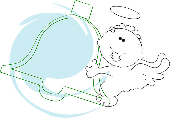 EPS 클립아트 일러스트 상상 천사 요정 사람없음 꼬마요정 가상인물 국내일러스트 파일형식 벡터