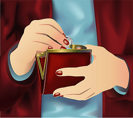 EPS 라이프스타일 손 여자 패션 산업 신체 일러스트 사람 신체부위 금융 쇼핑 동전 지갑 가죽자켓 동전지갑 국내일러스트 돈 생활 경제 재킷 파일형식 벡터