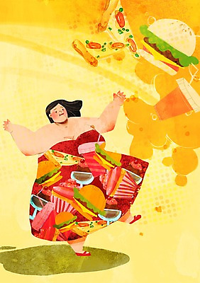 전신 PSD 우먼라이프 라이프스타일 원피스 여자 음식 빵 다이어트 일러스트 피자 패스트푸드 한명 서기 사람 성인 라이프 뷰티 햄버거 콜라 국내일러스트 1 옷 모션 서양음식 건강 생활 인스턴트 탄산음료 파일형식