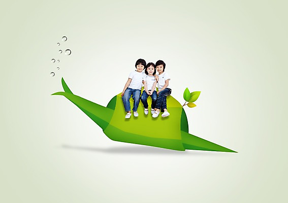 전신 모양 PSD 식물 동물 편집 편집이미지 여자 남자 종이 어린이 백그라운드 나뭇잎 사람 앉기 동양인 소녀 소년 세명 한국인 물방울 페이퍼아트 종이공예 달팽이 종이접기 어린이만 이미지편집 잎 모션 연체동물 인종 공예 접기 파일형식