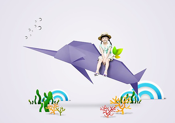 전신 모양 PSD 식물 동물 편집 편집이미지 여자 종이 어린이 백그라운드 나뭇잎 한명 사람 앉기 동양인 소녀 한국인 물방울 해조류 페이퍼아트 고래 종이공예 종이접기 여자만 여자한명만 어린이만 소녀만 소녀한명만 이미지편집 1 잎 포유류 모션 인종 수중동물 해양식물 공예 접기 파일형식