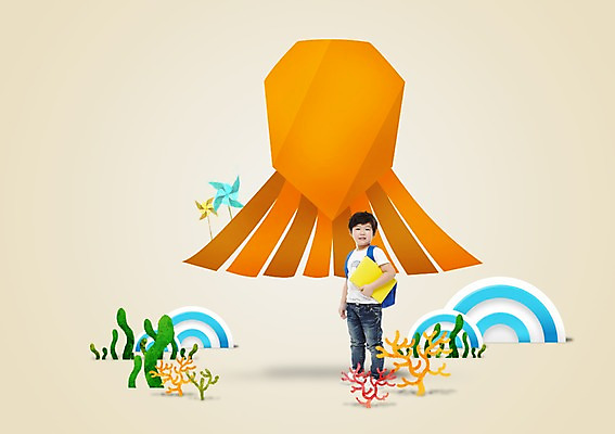 전신 모양 PSD 동물 편집 편집이미지 어린이교육 교육 남자 종이 어린이 백그라운드 가방 한명 서기 들기 사람 동양인 소년 책 장난감 한국인 해조류 페이퍼아트 바람개비 종이공예 종이접기 문어 남자만 남자한명만 어린이만 소년만 소년한명만 이미지편집 1 잡화 모션 연체동물 인종 수중동물 해양식물 공예 접기 파일형식