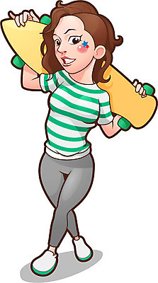 전신 캐릭터 여자 스포츠 일러스트 홍보캐릭터 레저 한명 서기 웃음 들기 사람 성인 레포츠 운동 스케이트보드 스포츠캐릭터 여자만 여자한명만 성인여자만 성인만 일러캐릭터 AI파일 1 모션 표정 건강 보드_스포츠 파일형식 벡터