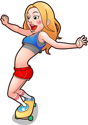 전신 캐릭터 여자 스포츠 일러스트 홍보캐릭터 레저 한명 서기 사람 성인 레포츠 운동 스케이트보드 스포츠캐릭터 여자만 여자한명만 성인여자만 성인만 일러캐릭터 AI파일 1 모션 건강 보드_스포츠 파일형식 벡터