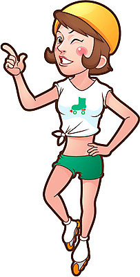 전신 캐릭터 여자 스포츠 일러스트 홍보캐릭터 레저 한명 서기 웃음 사람 손짓 성인 레포츠 운동 롤러블레이드 헬멧 보호장비 스포츠캐릭터 롤러 여자만 여자한명만 성인여자만 성인만 일러캐릭터 AI파일 1 모션 표정 건강 취미 장비 파일형식 벡터