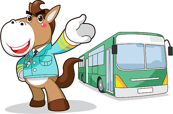 전신 동물 직업 캐릭터 동물캐릭터 유니폼 일러스트 홍보캐릭터 자동차 버스 대중교통 직업캐릭터 서기 손짓 사람없음 손들기 말_동물 호루라기 말캐릭터 버스기사 일러캐릭터 AI파일 옷 육상교통 교통수단 포유류 모션 운전사 파일형식 벡터
