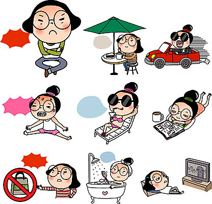 캐릭터 학생 우먼라이프 라이프스타일 여자 말풍선 스티커 의자 일러스트 중학생 탁자 고등학생 휴가 피곤 청소년캐릭터 한명 사람 일상 라이프 생활 10대 쇼핑 세트 운동 텔레비전 목욕 드라이브 분노 파라솔 오픈카 선베드 브런치 공영순 티비시청 이모티콘 삐침 여자만 여자한명만 십대만 십대여자만 십대여자한명만 일러캐릭터 AI파일 1 감정 인물캐릭터 가구 컨셉 승용차 청소년 건강 전자제품 식사 청결 운전 시청_보고들음 파일형식 벡터