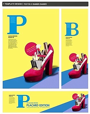 PSD 템플릿 배너 배너템플릿 잡화 가로배너 ZIP 포스터 세로배너 구두 백그라운드 신발 사람없음 세트 화장 뷰티 화장품 립스틱 화장용품 현수막 붓 하이힐 매니큐어 가로 세로 미용용품 여성화 파일형식